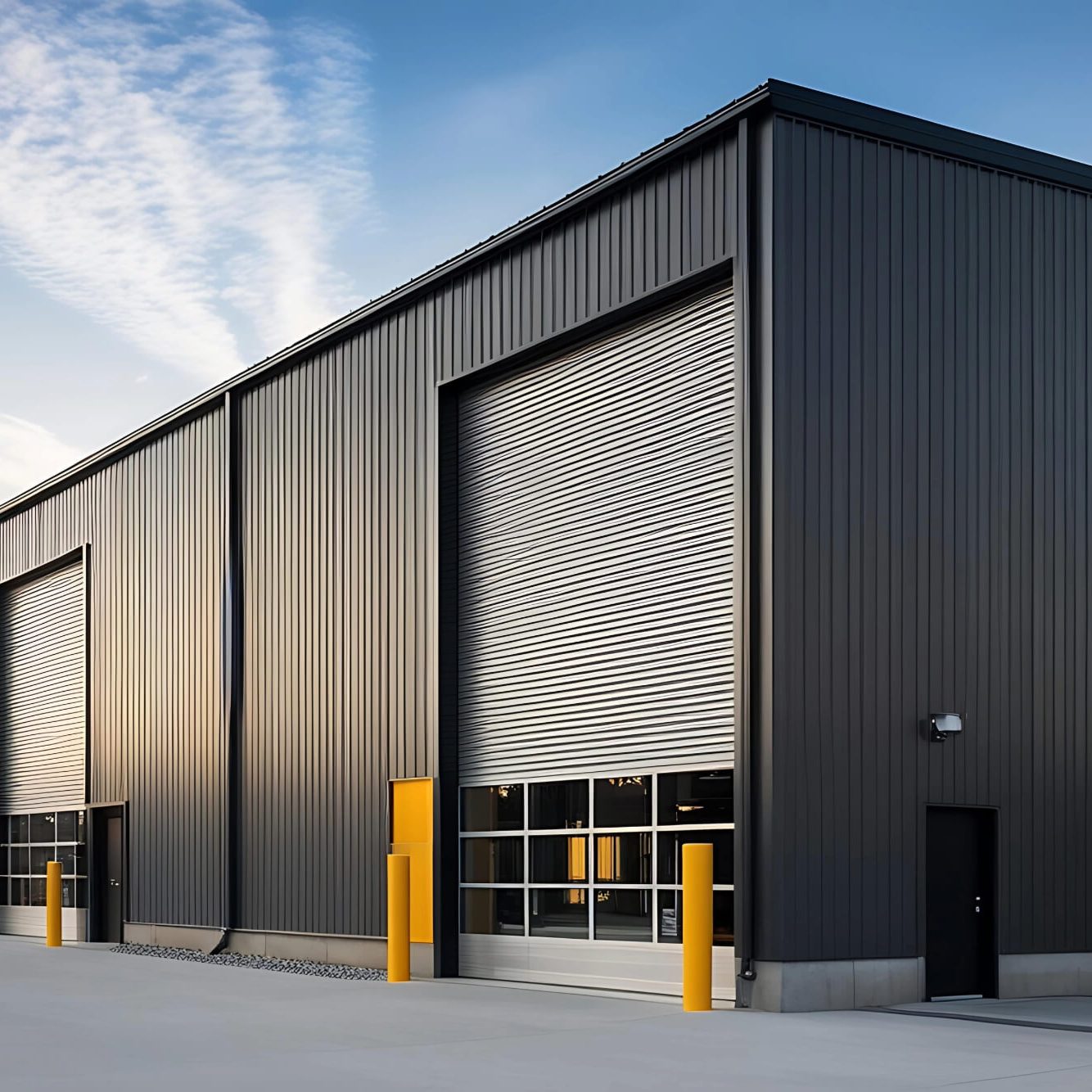 industrial-coating-painting-services-buckland-ma freshy coated industrial warehouse in buckland ma